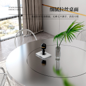 不锈钢内转盘圆桌可折叠免安装 餐桌圆台烧烤户外家用夜宵大圆桌子