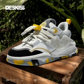 情侣鞋 板鞋 2026春季 男女运动鞋 小鬼同款 子美式 新款 巨好看厚底鞋