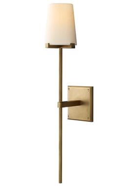 后现代北欧简约长款壁灯美式轻别墅酒店景墙69875过奢背道前壁灯