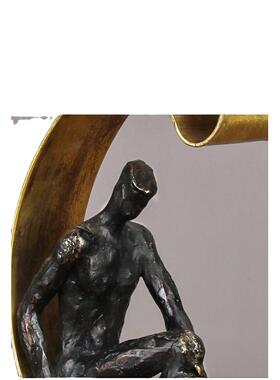 北欧轻奢脂工艺抽品象摆件家客居厅人物抽XRZ象创意树艺术人物摆