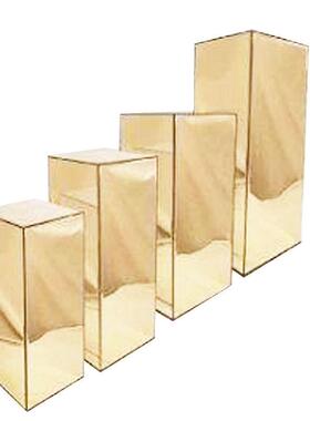 婚庆路方引新款婚镜面亚克力柱路引摆件礼置透明方布WUS柱亚克力