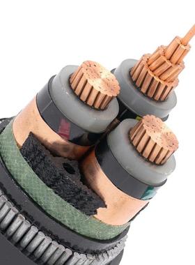 JV228.7/15KV3*3/50/70/0955/12/150/185/2Y40/300高压电力电缆