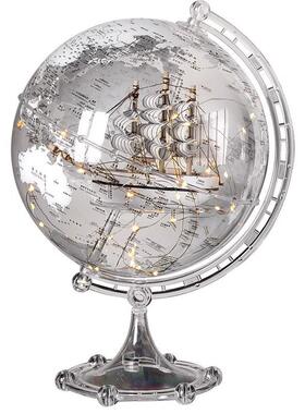 奢轻现件代地球仪摆家居客厅酒电柜视柜装饰品WSU创意帆船办公室