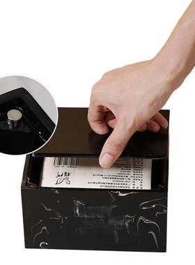 次纸巾盒高级感餐厅桌面纳抽纸盒客厅上档家用端轻奢高多功无品牌