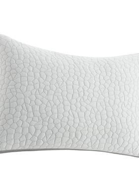 竹纤维碎海绵枕记忆棉蓝色凝胶枕切粒海绵枕碎海绵记忆枕