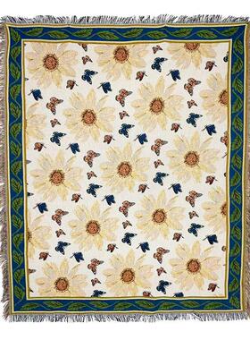 睡澳花卉露营沙居20200426发多功能盖毯花卉四洲季通用办公室午家