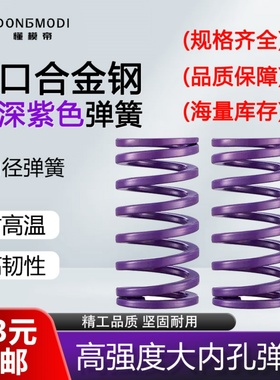 深紫色TY大压缩量中荷重模具弹簧怡合达矩形弹簧模具螺旋压缩扁簧