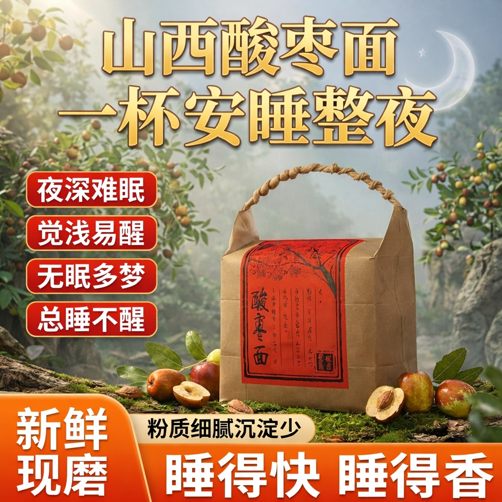 【农科院推荐】正宗山西特产酸枣面官方旗舰店纯野生酸枣仁粉助眠,传统滋补营养品,酸枣仁,淘宝优惠券,粉丝福利购,淘宝优惠卷