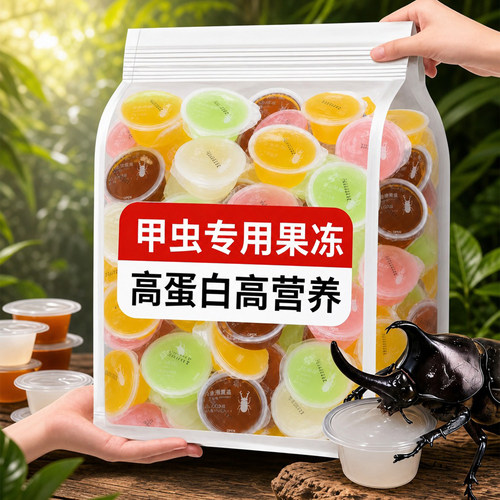 【爬虫专属】甲虫专用果冻高蛋白