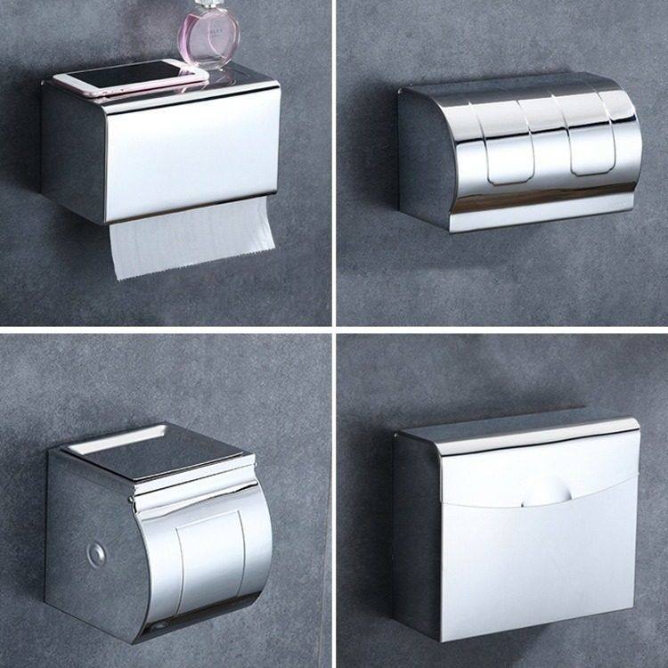 卫生间不锈钢纸巾盒免打孔防水纸盒厕所加厚抽纸盒壁挂式手纸盒,收纳整理,纸巾盒,淘宝优惠券,粉丝福利购,淘宝优惠卷