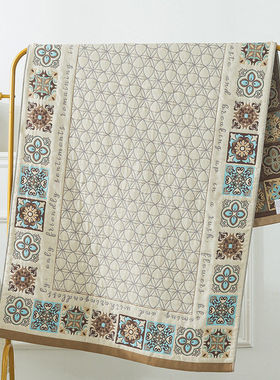 2025新款纯棉加厚加大90x180多功能盖毯浴巾午休披肩外出沙发巾