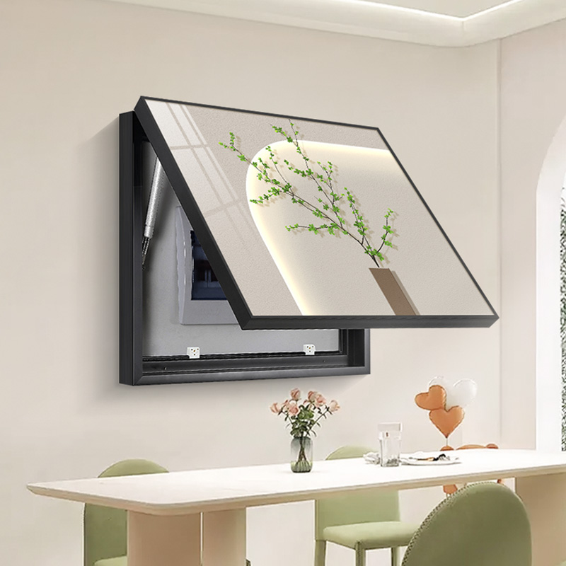 速发电表箱配饰画简约子电箱电闸箱电盒装空开箱总闸开关遮挡挂画