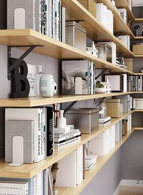 厕所墙上置物架承重力强墙壁三角支架托架墙面悬空搁板挂墙免打孔