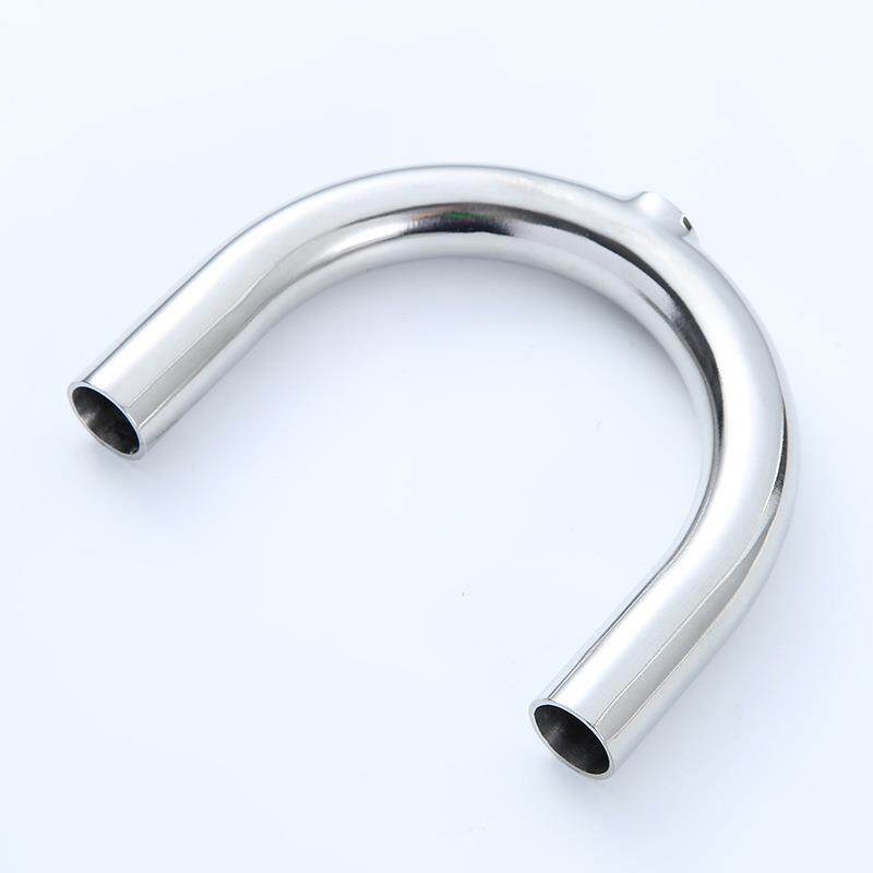 304不锈钢180度U型三通卫生级抛光焊接三通快装卡箍式水管件三通