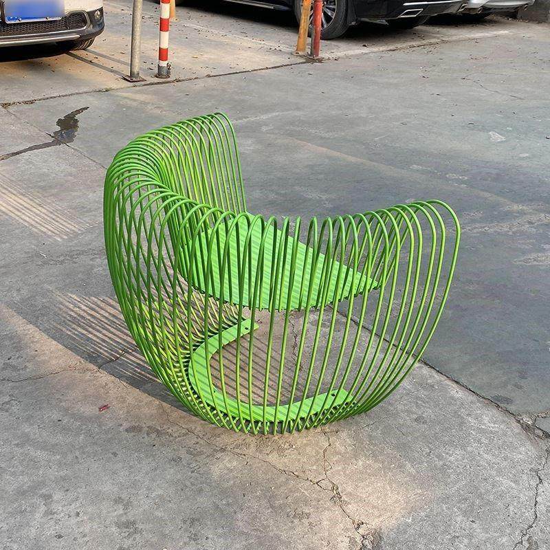 创意不锈钢休闲座椅户q外公园椅广场椅商业坐凳弯曲个性铁艺椅子,农机/农具/农膜,清淤机械,淘宝优惠券,粉丝福利购,淘宝优惠卷