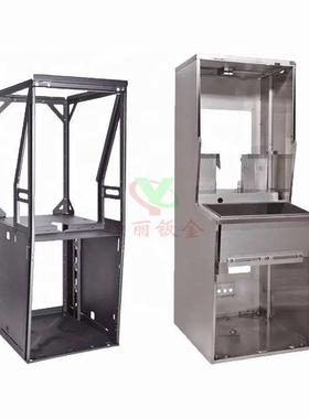 定制新导轨钢板防护罩不锈钢伸缩护板8J50加工中心钣金定制询价