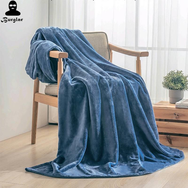 Flannel Throw Blanket Fleece Warm Winter Thermal Blanket Bed