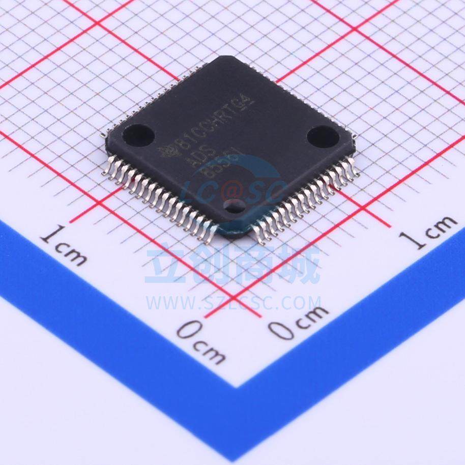 模数转换芯片ADC ADS8556IPMR LQFP-64_10x10x05P TI(德州仪器)