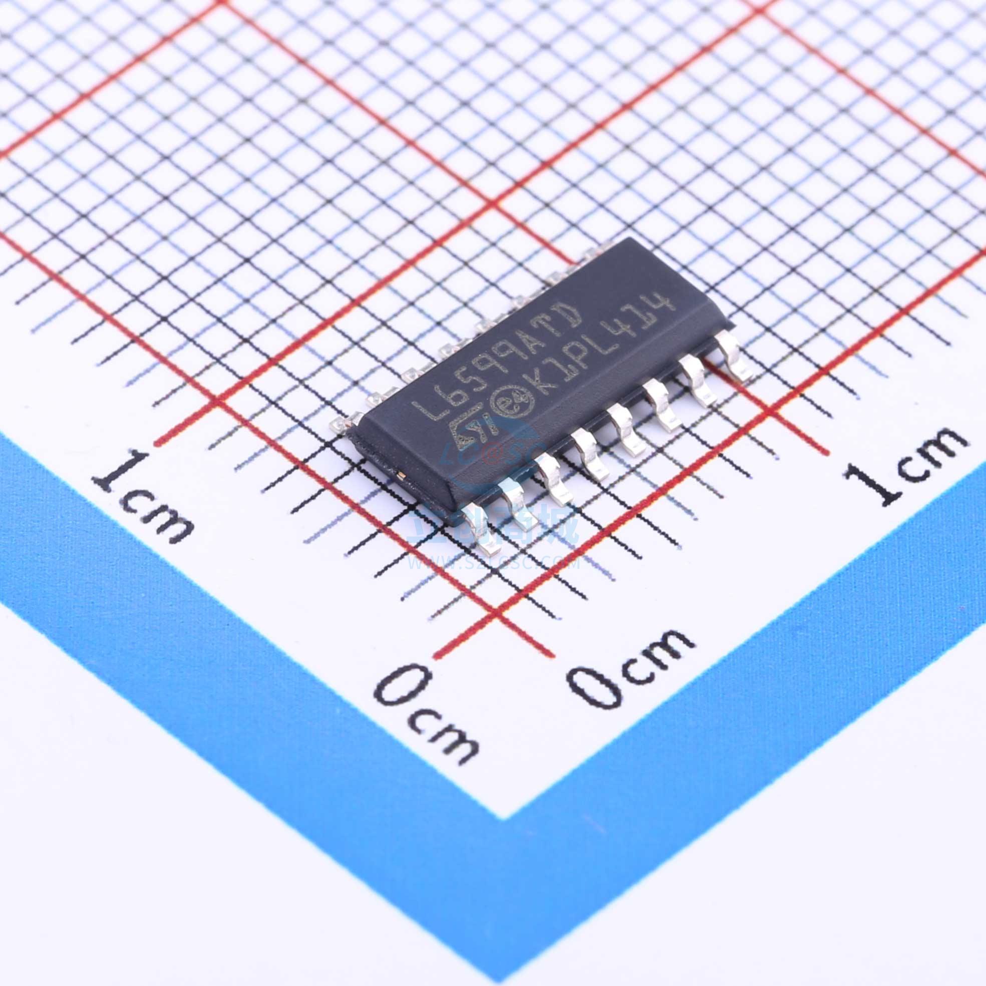 AC-DC控制器和稳压器 L6599ATD SOIC-16_150mil ST(意法半导体)