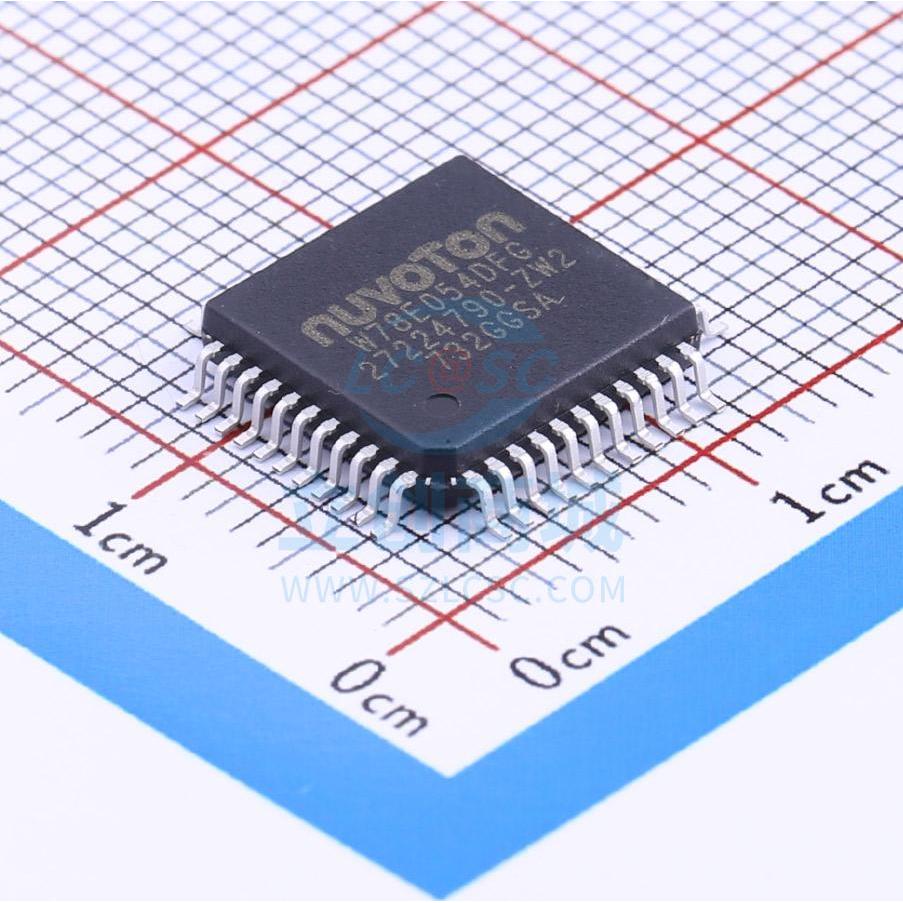 单片机(MCU/MPU/SOC) W78E054DFG PQFP-44_10x10x08P NUVOTON(新