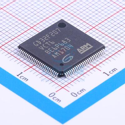 单片机(MCU/MPU/SOC) GD32F207VCT6 LQFP-100_14x14x05P GigaDevi