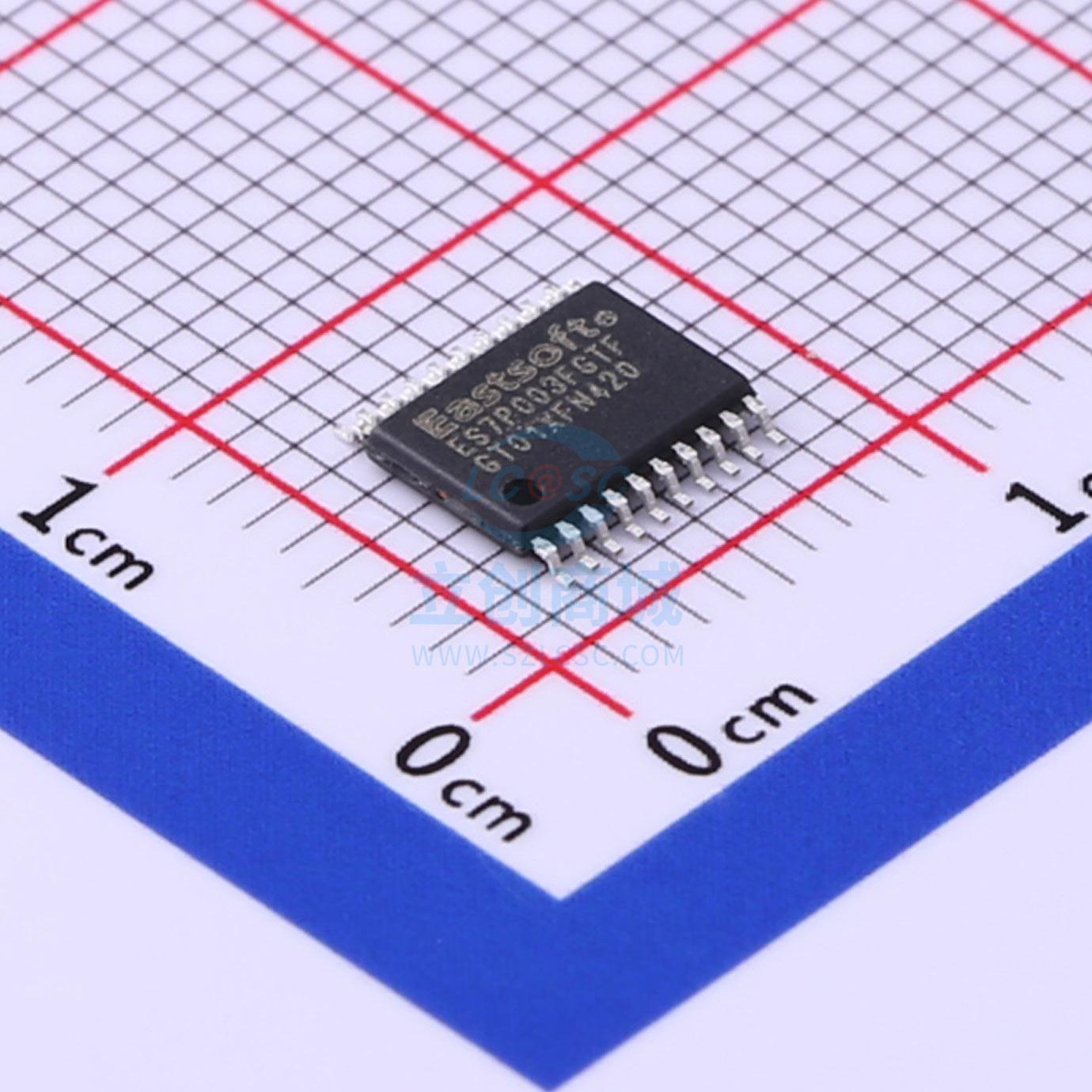单片机(MCU/MPU/SOC) ES7P003FGTF TSSOP-20 EastSoft(东软载波)