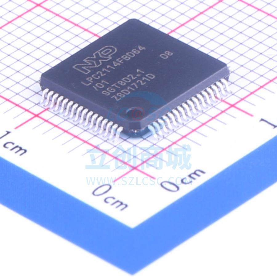 NXP(恩智浦) LPC2114FBD64/01,15 LQFP-64_10x10x05P NXP(恩智浦)