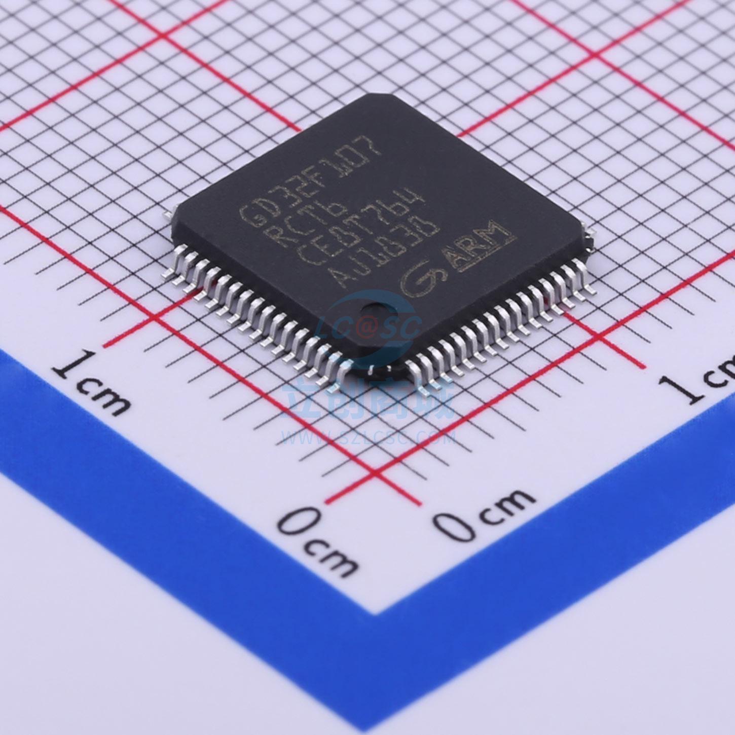单片机(MCU/MPU/SOC) GD32F107RCT6 LQFP-64 GigaDevice(兆易创新