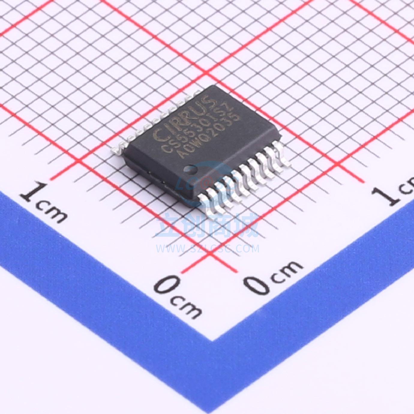 模数转换芯片ADC CS5530-ISZR SSOP-20_208mil Cirrus Logic(凌云