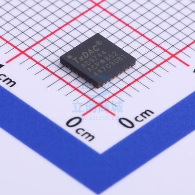 数模转换芯片DAC AD9744ACPZRL7 LFCSP_WQ-32 ADI(亚德诺)/LINEAR