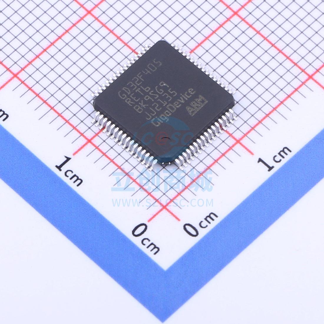 单片机(MCU/MPU/SOC) GD32F405RET6 LQFP-64 GigaDevice(兆易创新
