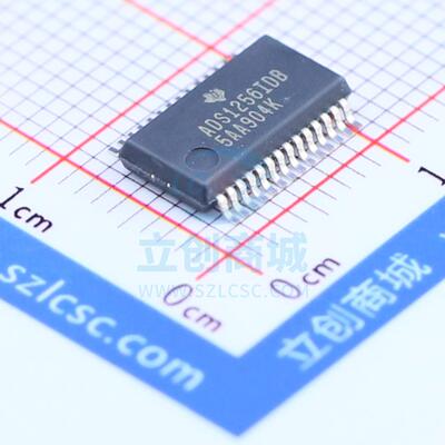 模数转换芯片ADC ADS1256IDBR SSOP-28_208mil TI(德州仪器)
