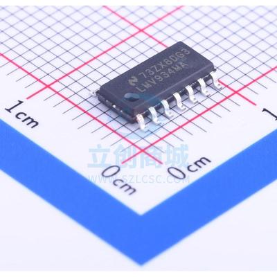 运算放大器 LMV934MAX/NOPB SOIC-14_150mil TI(德州仪器)