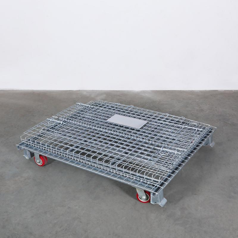 B2叠仓储笼0 1000盖*800*840快递945车5.550*10折可加轮加移动仓