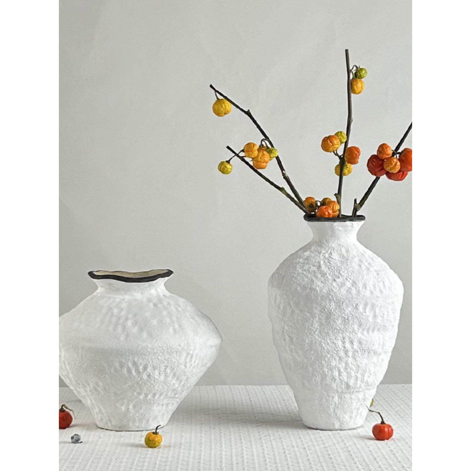 景德镇陶瓷花瓶覆古怀旧手工酒店民宿侘寂风插花禅意摆件粗陶罐子,家居饰品,花瓶,淘宝优惠券,粉丝福利购,淘宝优惠卷