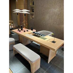 功夫茶几家用新中式泡茶台新中式实木茶桌椅组合茶具套装桌子一体