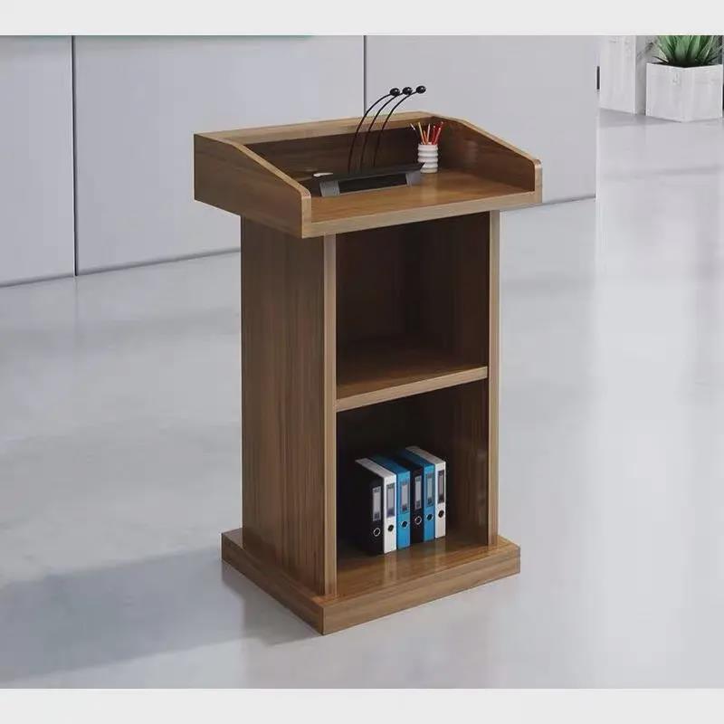 学校学生教室板式多媒体讲台演讲台 培训班讲桌发言台教师桌