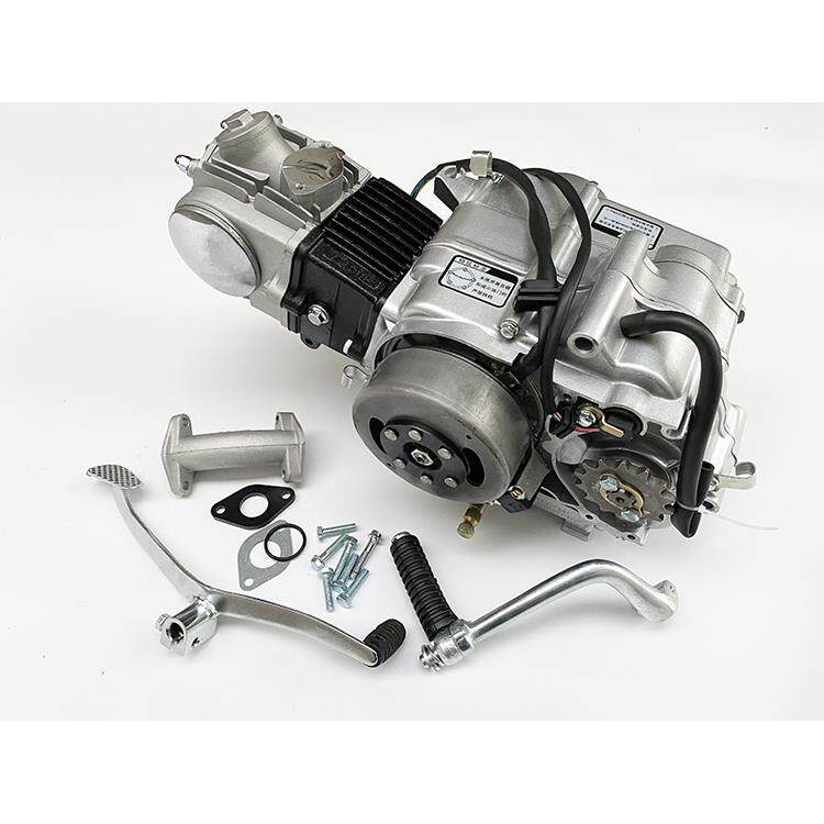 摩托车JH70脚启动发动机总成嘉陵70 卧式100手动离合四档循环机头