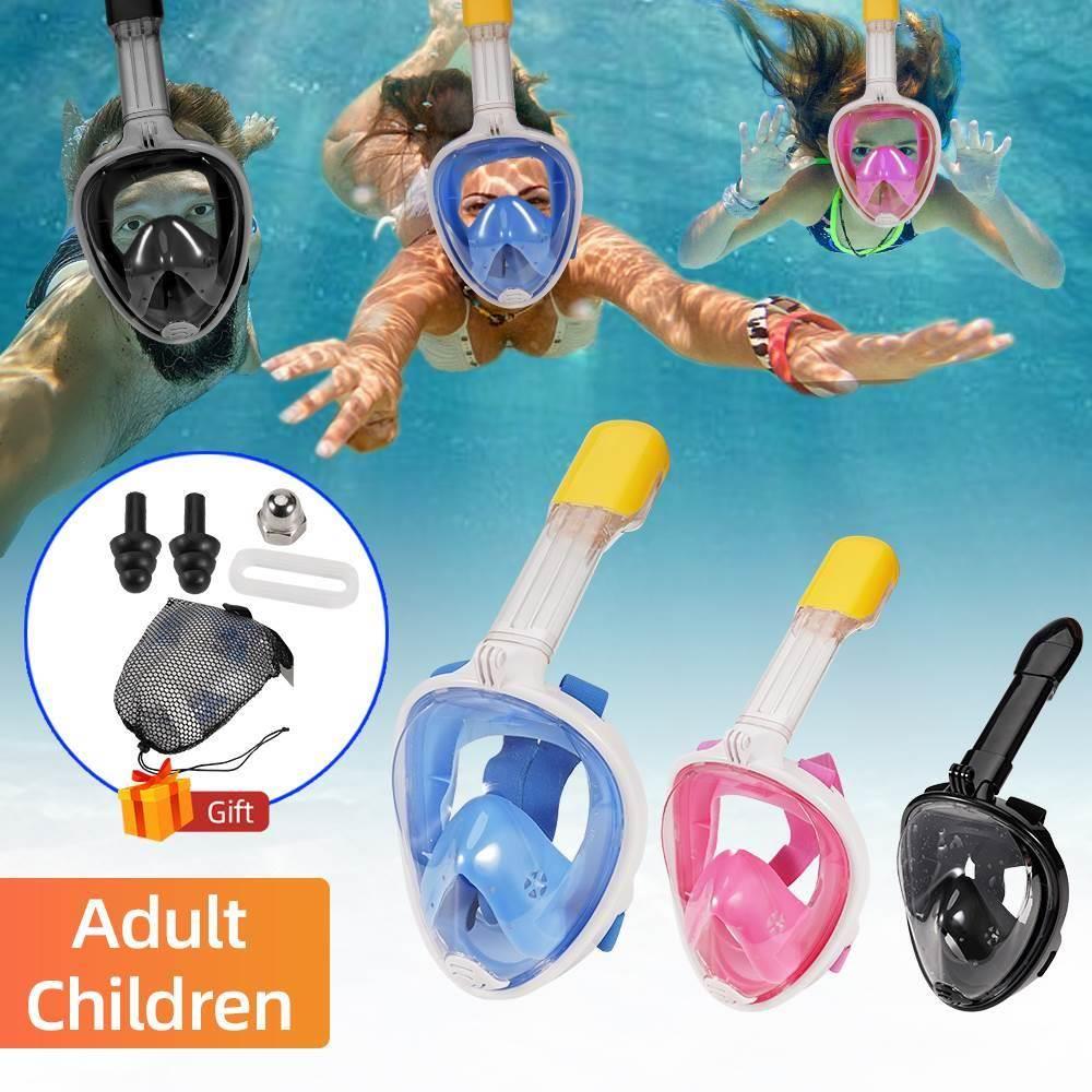 Full Face Snorkel Mask Snorkeling Swimming Diving Mask Wide