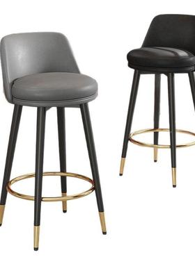 XJR-F321轻简奢吧无品牌/台椅酒吧椅用高脚凳现家代约吧凳前台收