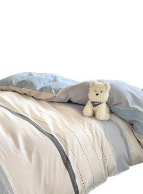 套学2生宿棉舍纯床上三件全棉2050012新款床单被罩床笠小清新床品