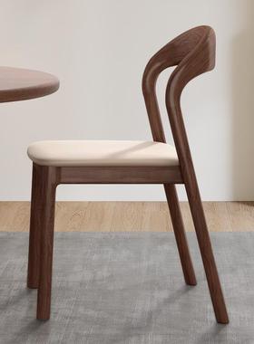 DF58-21北欧实木小餐椅约白蜡木餐厅现代用DF58-21简家休闲舒适设