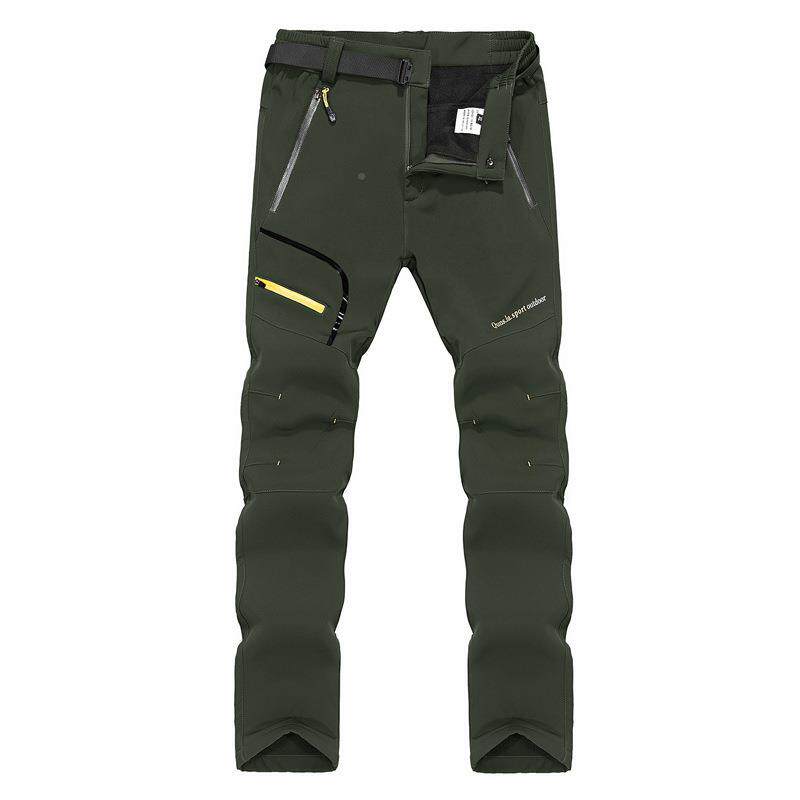 户外冲锋男款防风防裤水登山绒加厚滑雪裤裤软壳裤抓5819裤女加绒