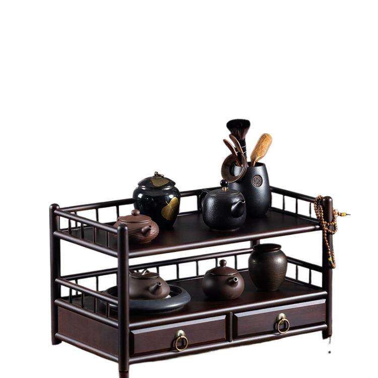 茶具置物架茶桌摆件展示柜博古架茶架桌上茶杯茶壶收纳架中式茶棚