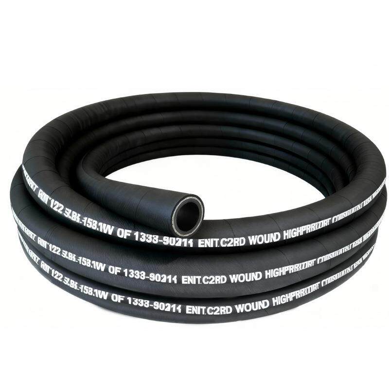 耐层高温液压胶管管高低压两胶胶管总成油矿用胶管车用液压管接头