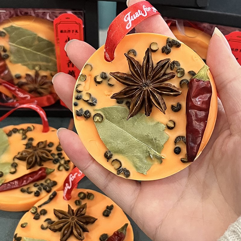 火锅香薰蜡片重庆四川成都文创伴手礼衣柜香薰持久留香旅游伴手礼