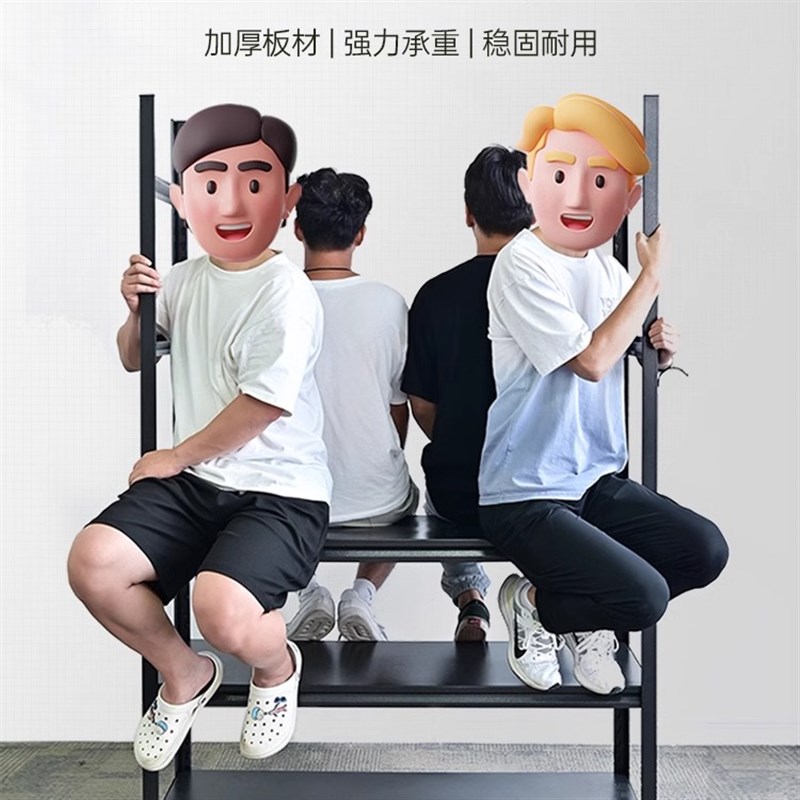 家用货架置物架多层落地仓库阳台储藏室杂物间商用超市钢制收纳柜