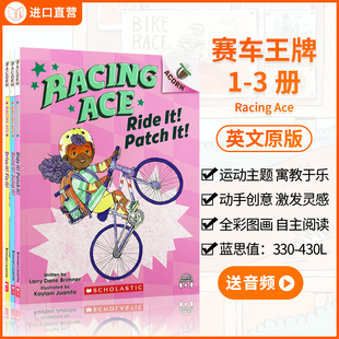 Ace 赛车王牌英文原版 送音频 9岁 儿童科普 Racing 学乐大树系列姐妹篇橡子系列桥梁书 3册全彩