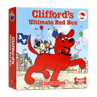 【送音频送导读课 点读版】大红狗克里弗英文原版 Clifford Ultimate Red Box 10册盒装 儿童英语启蒙趣味绘本