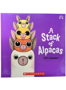 学乐国际获奖绘本【一堆羊驼】 A Stack of Alpacas绘世界精选20册 Picture Book Gallery凯迪克大奖作品
